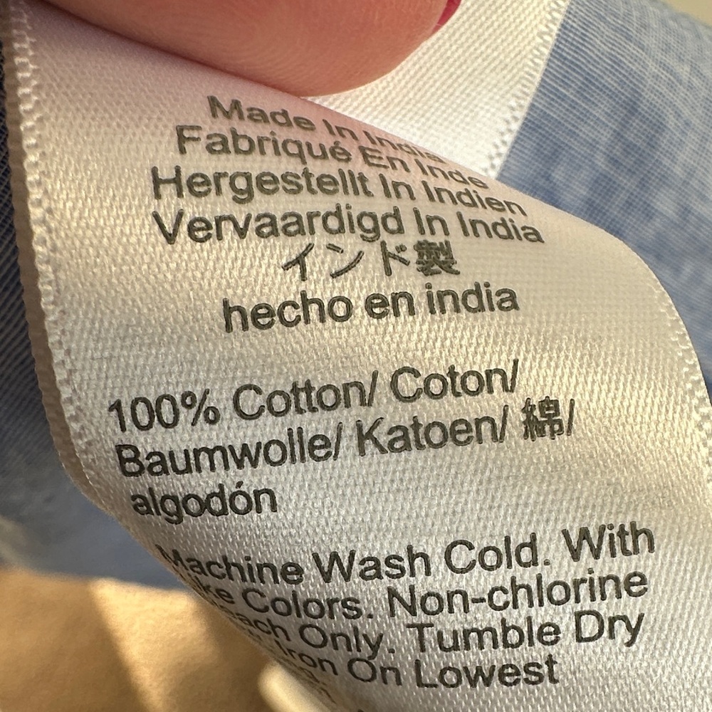 J. Crew Blue Button Down Shirt - Picture 8 of 8